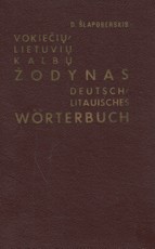 Vokiečių-lietuvių kalbų žodynas. Deutsch-Litauisches Wörterbuch