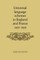 Universal language schemes in England and France 1600-1800