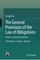 The General Provisions of the Law of Obligations
