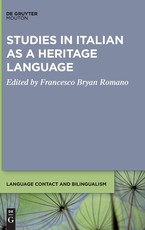 Studies in Italian as a Heritage Language
