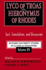 Lyco of Troas and Hieronymus of Rhodes