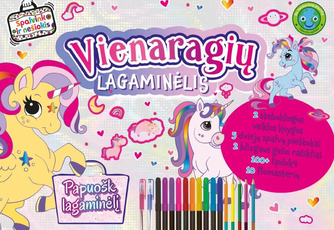 VIENARAGIŲ LAGAMINĖLIS. Spalvink ir nešiokis