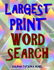 Largest Print Word Search