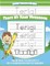 Terigi Letter Tracing for Kids Trace my Name Workbook