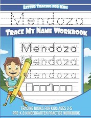 Mendoza Letter Tracing for Kids Trace my Name Workbook