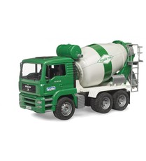 MAN TGA betono maišyklė (balta/žalia)