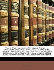 Traite D'Arithmetique