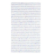 Dekor.lipnūs kristalai 3mm  806vnt.  OPALE