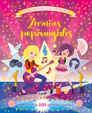 Žėrinčios popžvaigždės: lėlių drabužiai-lipdukai