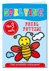 Spalvink pagal pavyzdį. Drugelis