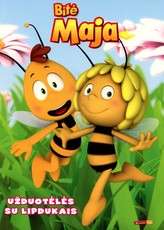 Bitė Maja. Užduotėlės su lipdukais