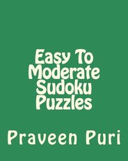 Easy To Moderate Sudoku Puzzles