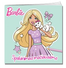 Barbė. Spalvinimas mažiausiems