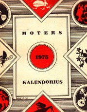 Moters kalendorius 1975