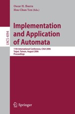 Implementation and Application of Automata 2006