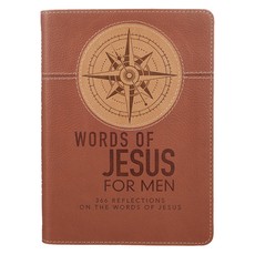 Lux-Leather Brown - Words of Jesus for Men