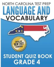 North Carolina Test Prep Language and Vocabulary Student Quiz Book Grade 4