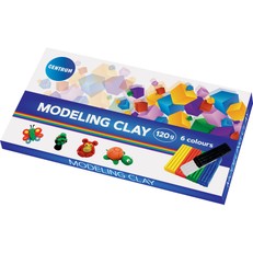 Plastilinas 120 g. Centrum 6 sp.