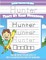Hunter Letter Tracing for Kids Trace my Name Workbook