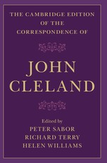 The Cambridge Edition of the Correspondence of John Cleland