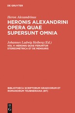 Opera Quae Supersunt Omnia, Vol. V