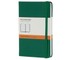 Knygelė Moleskine Coloured Classic (9 x 14, linija, žalios sp.)