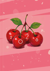 2026 m. A5 darbo kalendorius ROŽINĖ VASARA