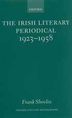 The Irish Literary Periodical 1923-1958