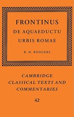 Frontinus: de Aquaeductu Urbis Romae
