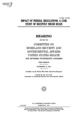 Impact of federal regulations