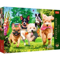 TREFL Premium Plus Dėlionė „Šunys“ 1000 det.