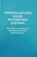 Vokiečių–lietuvių kalbų matematinis žodynas