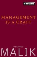 Management Is a Craft
