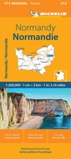 Normandy - Michelin Regional Map 513