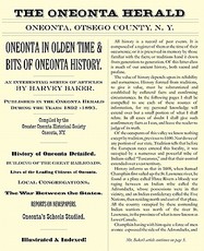 Oneonta in Olden Time & Bits of Oneonta History