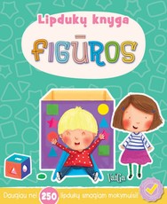 Figūros. Lipdukų knyga