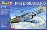 Plastikinis lėktuvo modelis P-51D Mustang
