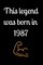 This legend was born in 1987