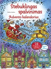 Stebuklingas spalvinimas. Advento kalendorius (knyga su defektais)
