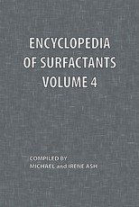Encyclopedia of Surfactants Volume 4