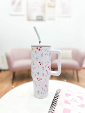 SEIK gertuvė-termosas „Žemuogės“, 1200 ml