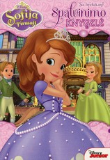 Sofija pirmoji. Spalvinimo knygelė. Su lipdukais