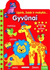 Gyvūnai. Lipink, žaisk ir mokykis...