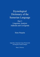 Etymological Dictionary of the Sumerian Language, Part 3