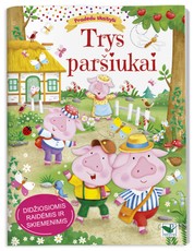 TRYS PARŠIUKAI. Pradedu skaityti. Didžiosiomis raidėmis ir skiemenimis