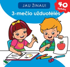 Jau žinau. 3-mečio užduotėlės. 40 lipdukų