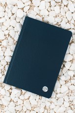 Užrašinė iš akmens popieriaus Roca INDIGO, A5, kieti viršeliai. Popierius, kuris saugo medžius