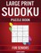 Large Print Sudoku Puzzle Book for Seniors