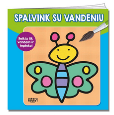 Drugelis: spalvink su vandeniu