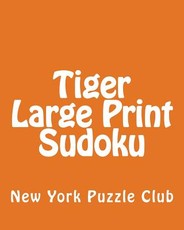 Tiger Large Print Sudoku